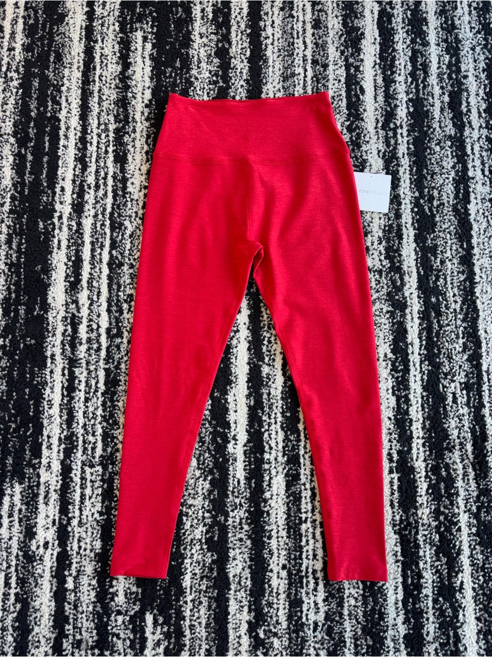 Beyond Yoga Red High-Waist Leggings